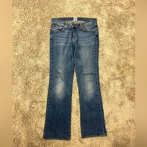 Vintage Dungarees Lucky Jeans Midrise Flare 10/30